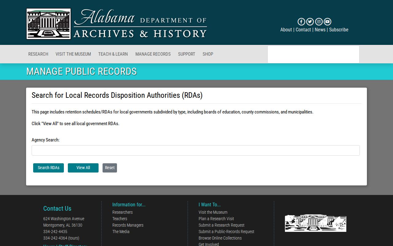 Cherokee County booking record retention schedule finder